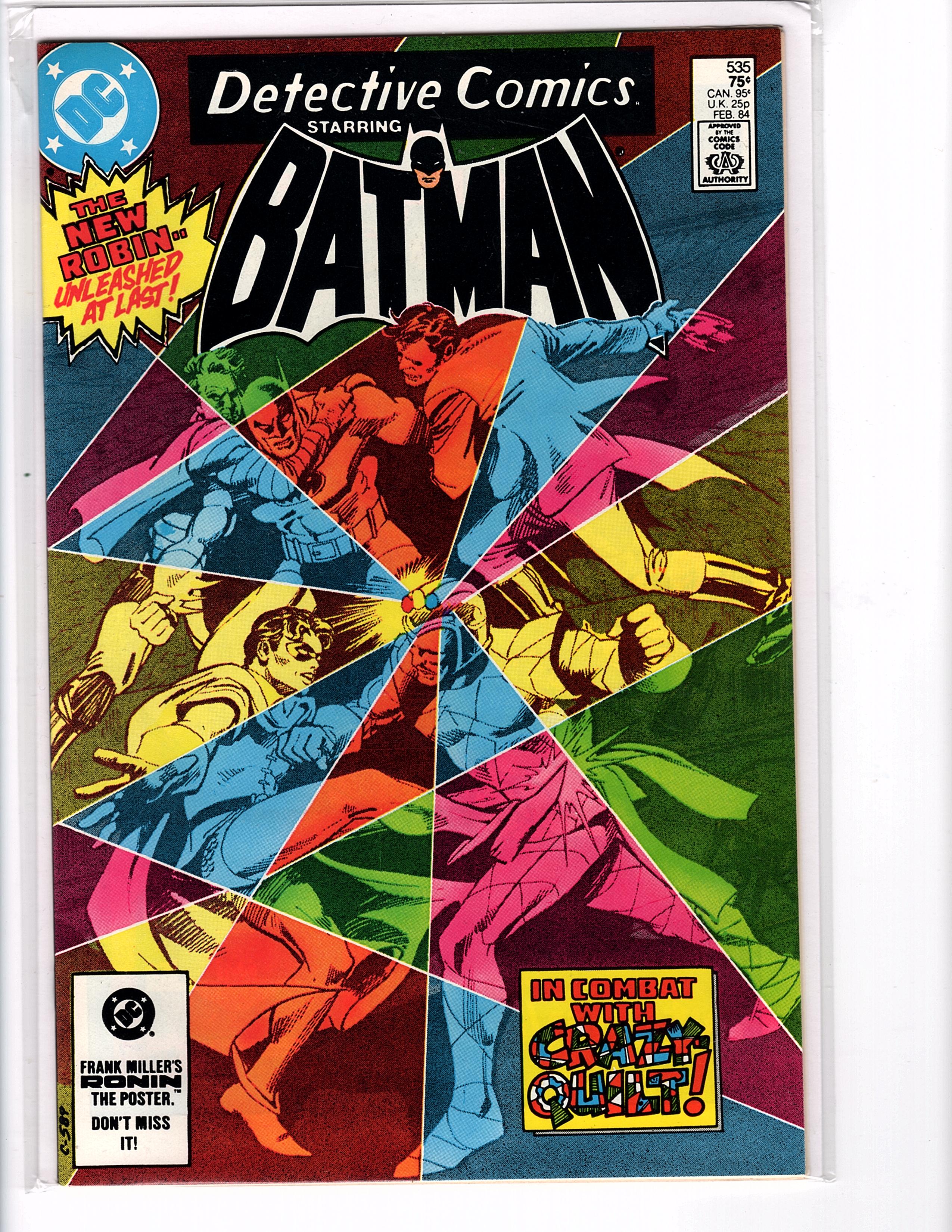 Detective Comics 535 One Hole In A Quilt Of Madness Detective Comics 535 One Hole In A Quilt Of Madness
